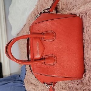 GIVENCHY Red Mini Antigona Bag